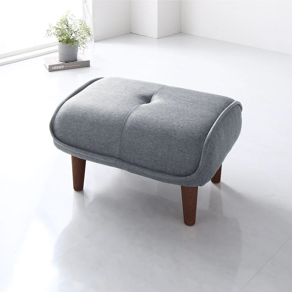 日本製 ポケットコイル オットマン単品 PVC生地 ブラック - Image 20