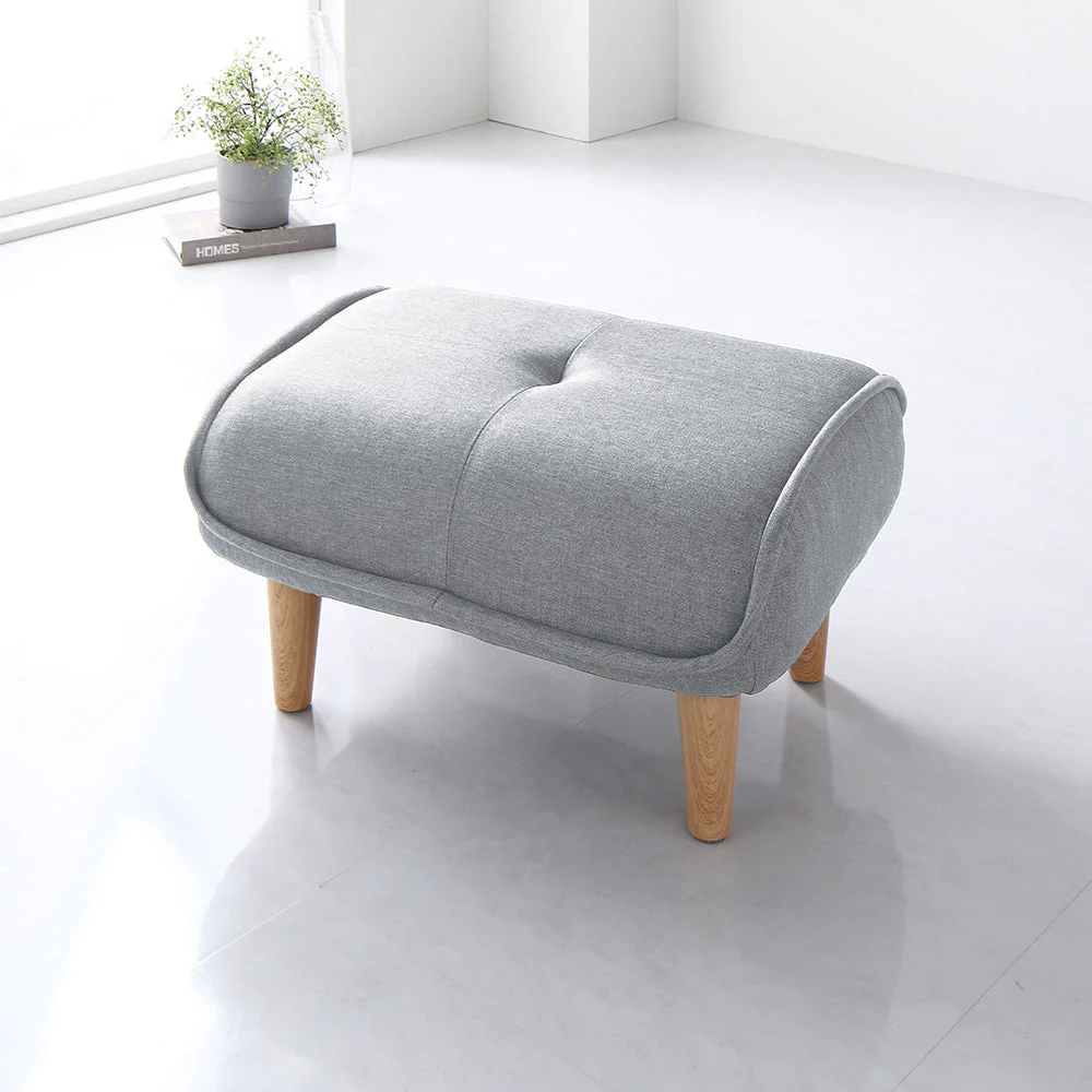 日本製 ポケットコイル オットマン単品 PVC生地 ブラック - Image 21