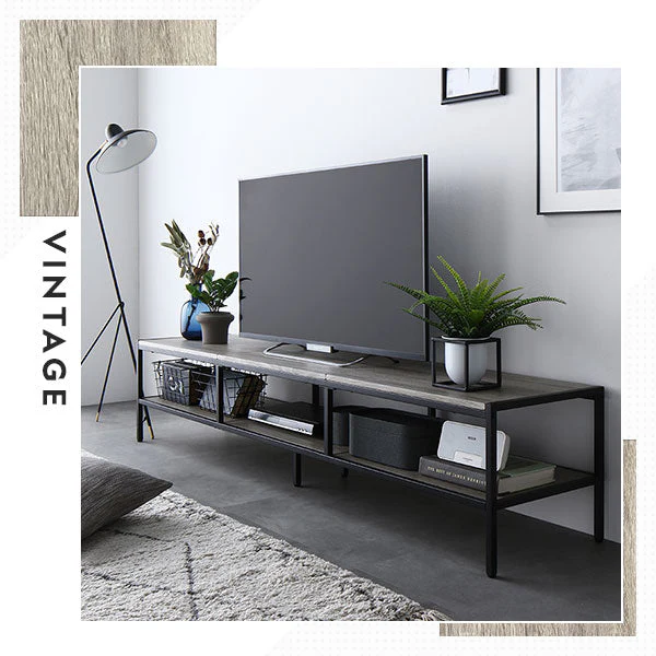 テレビボード単品（幅180cm） 『Rectico レクティコ』ナチュラル - Image 4