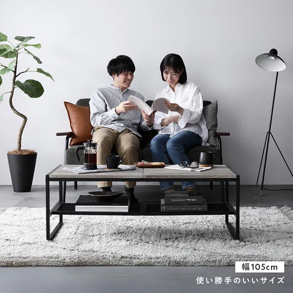 ローテーブル単品（幅80cm） 『Rectico レクティコ』 ストーングレー - Image 13