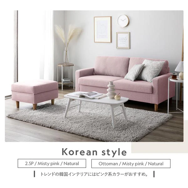 2.5人掛け 洗える着替えソファ『＆NAME アンドネーム』アイボリー - Image 24