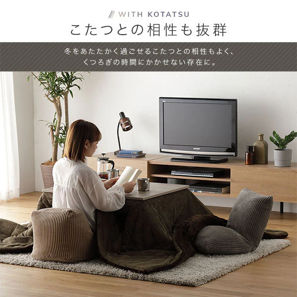 折りたたみできるコンパクト座椅子 ナイトブルー - Image 14