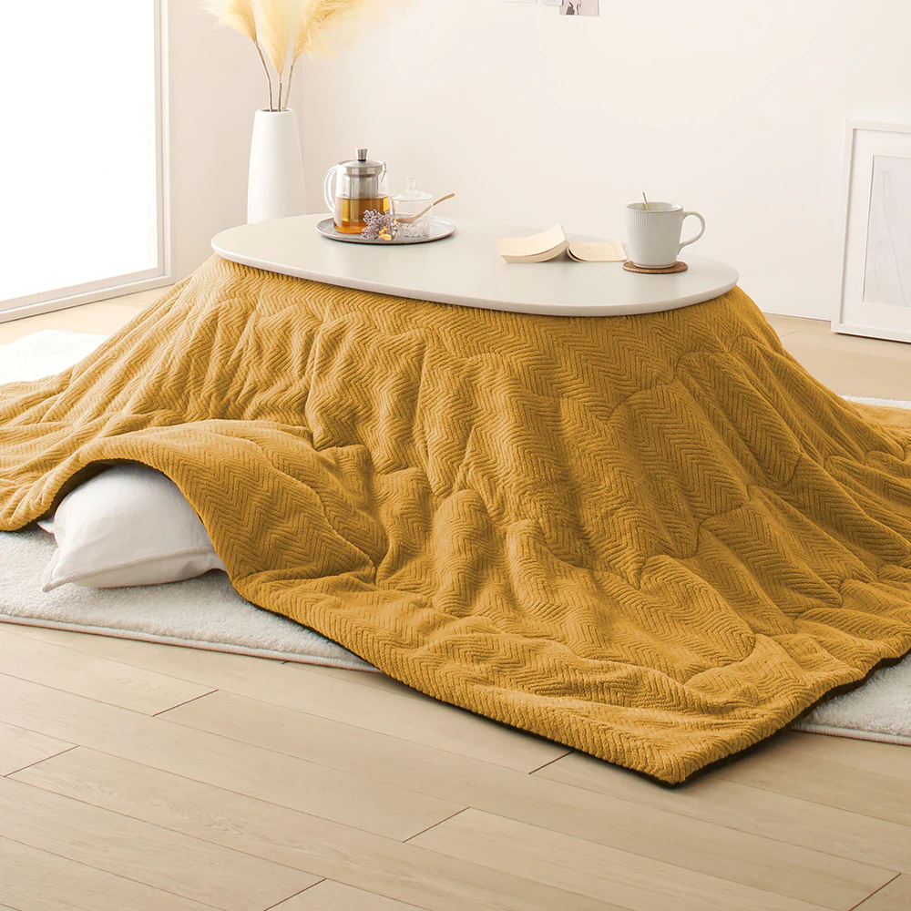 マイクロファイバー こたつ掛け布団(210×170cm) 単品 グレー - Image 13