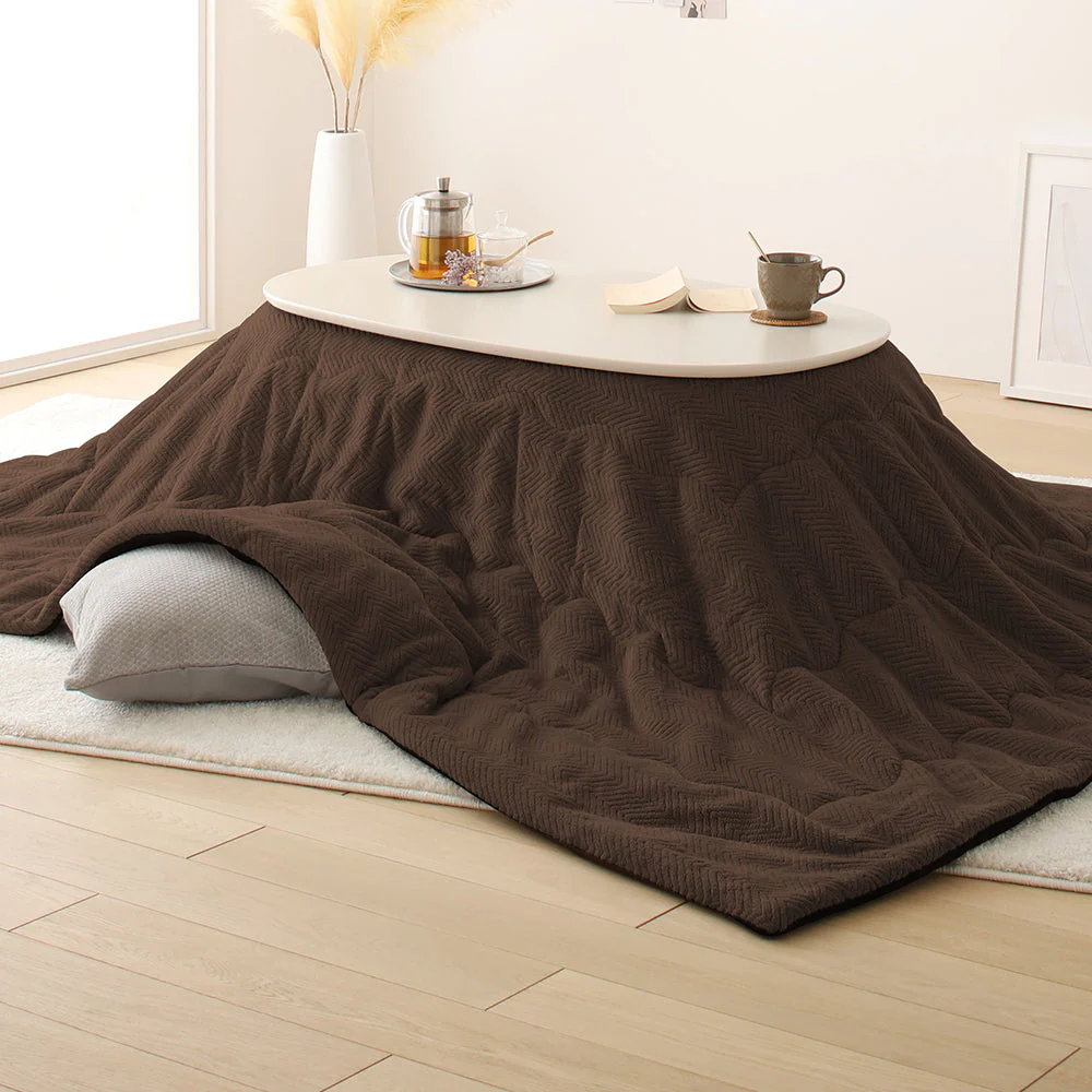マイクロファイバー こたつ掛け布団(210×170cm) 単品 ベージュ - Image 17