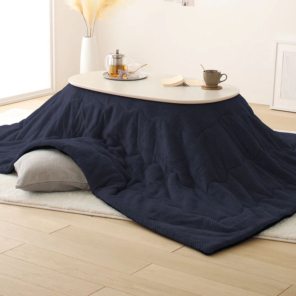 マイクロファイバー こたつ掛け布団(210×170cm) 単品 イエロー - Image 15
