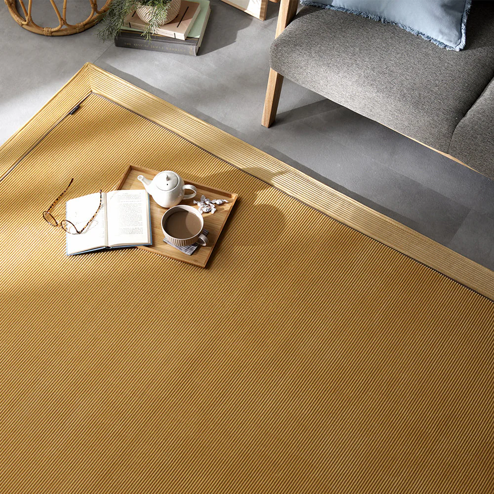 コーデュロイ調フランネル バイカラーシリーズ ラグ こたつ敷布団 180×240cm グレー - Image 13