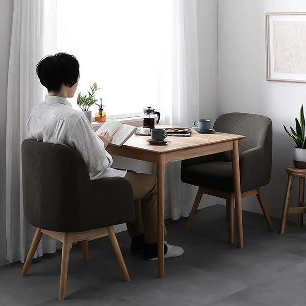 天然木ダイニング（幅80cm）『Duuce デュース』 3点セット モカ - Image 19