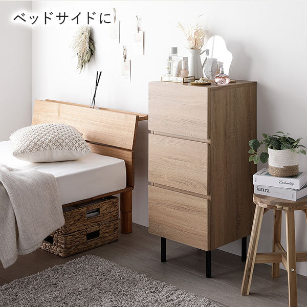 脚付きチェスト 『Stova ストーヴァ』 異素材MIX 大容量 ワイド4段 幅60cm ブラウン - Image 21