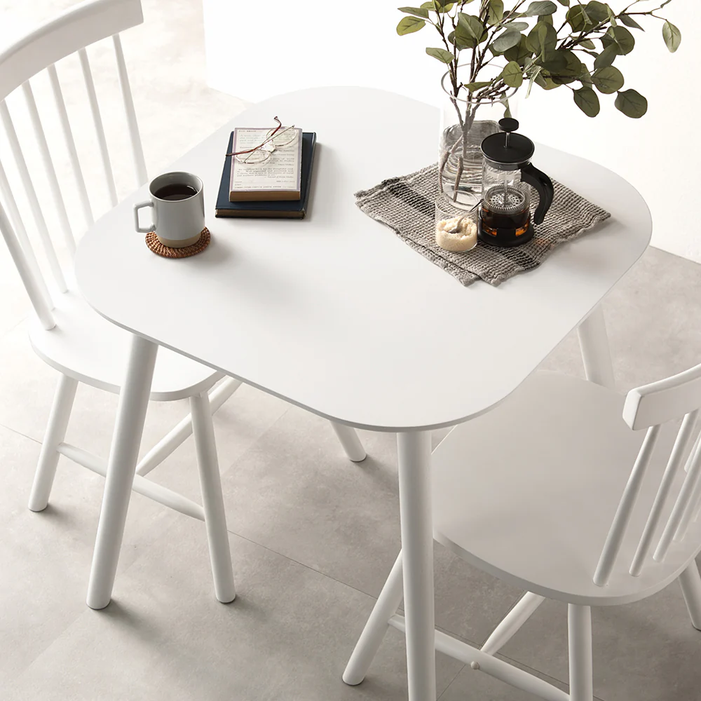 天然木 ダイニングテーブル 正方形75×75cm 単品 ブラウン - Image 28