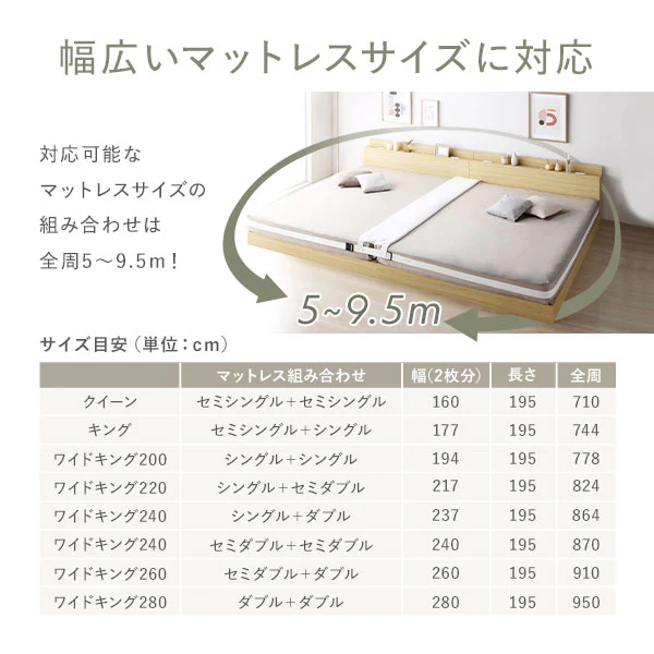 すきまパッド マットレスバンド付き 連結マットレス用 (洗えるカバー付き・抗菌・防ダニ) - Image 10