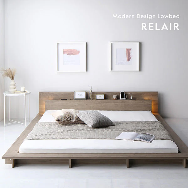 LED照明付きステージベッド『RELAIR リレア』 ストーングレー - Image 5
