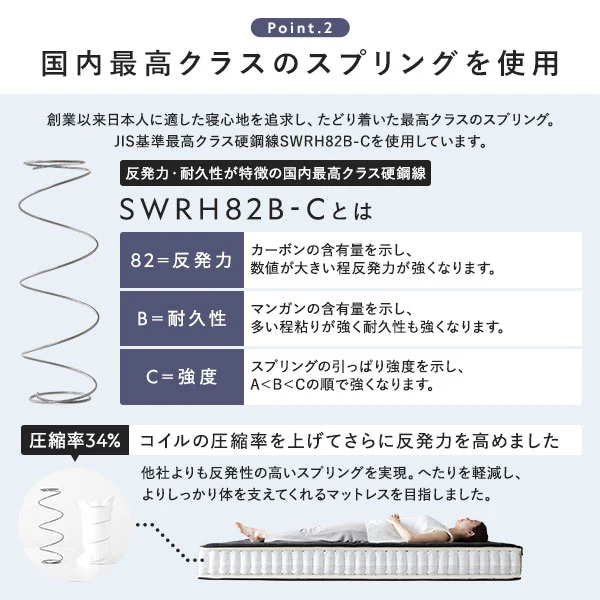 国産ひのき すのこベッド『香凛 かりん』 床板：通常タイプ - Image 25