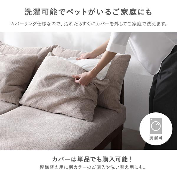あぐらがかけるユニットソファ『Sven スヴェン』1人掛けソファ単品 グレー - Image 24