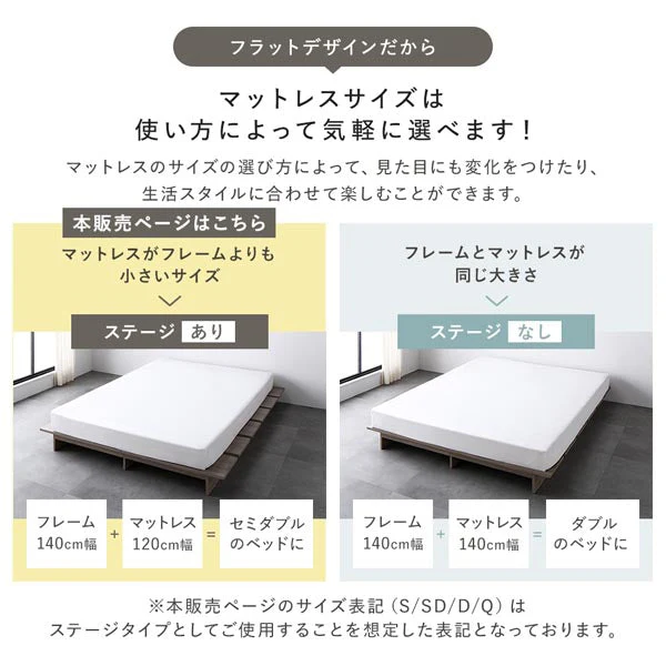 ステージベッド コンセント付き 『TUULIE トゥーリエ』 グレージュ - Image 11