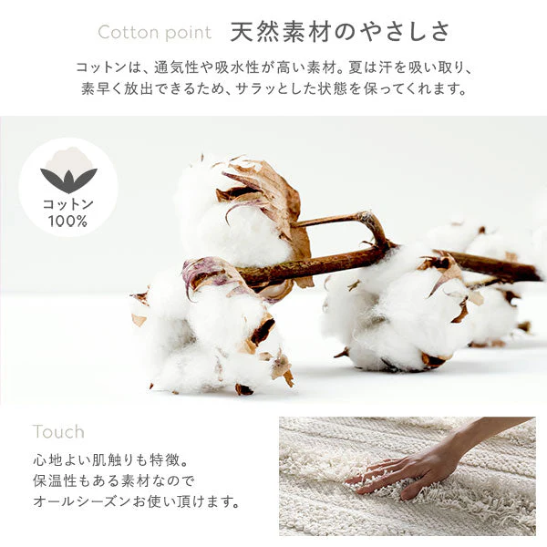 天然素材コットンシリーズ クッション Bタイプ - Image 6