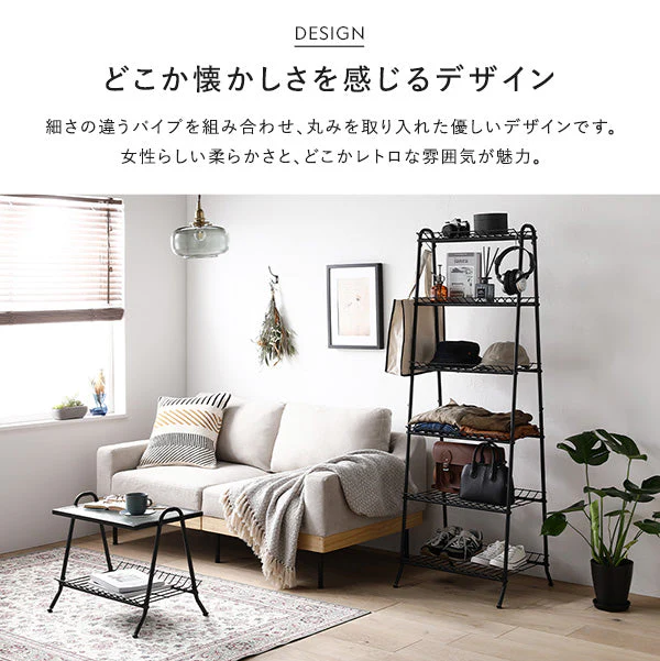 スチールシェルフ 『Neriah ネリア』ホワイト - Image 6
