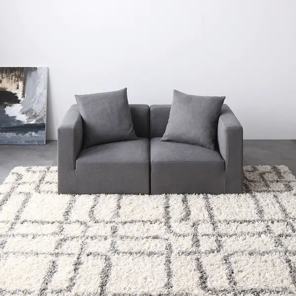 モダンデザインシステムソファ 『Likem ライクム』 Gセット ブラウン - Image 18