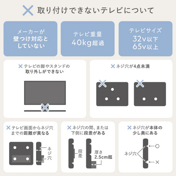 テレビスタンド 『Fliyga フリーガ』 首固定タイプ ロータイプ グレージュ 32～65型対応 震度7試験クリア - Image 28
