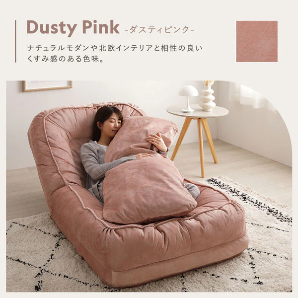 フレキシブルリクライニングソファベッド 3WAY グレー - Image 2