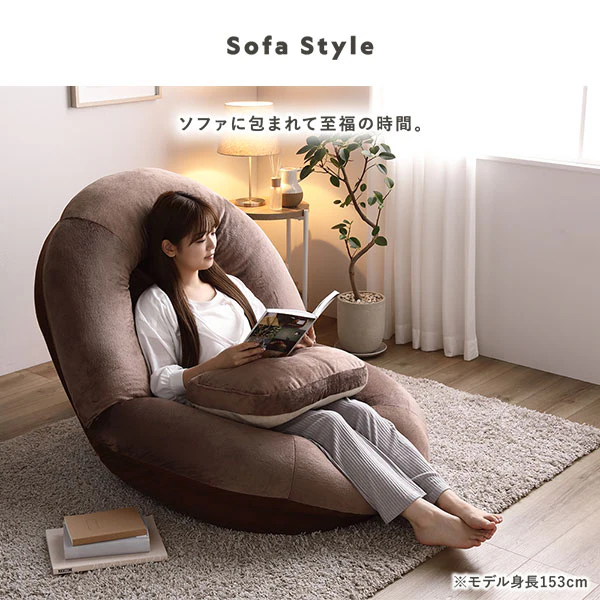 もちもちリクライニング3WAYソファベッド ボートソファ - Image 4