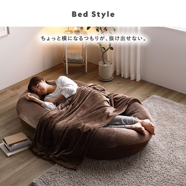 もちもちリクライニング3WAYソファベッド ボートソファ - Image 5