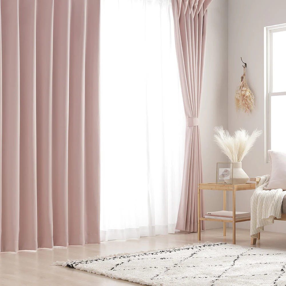 【2枚セット】日本製 20色から選べる1級遮光カーテン ドレープ幅150cm×1枚＋レース幅150cm×1枚 モスグリーン - Image 47