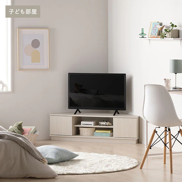 コーナーテレビボード 『Luxen ルクセン』 ブラウン - Image 13