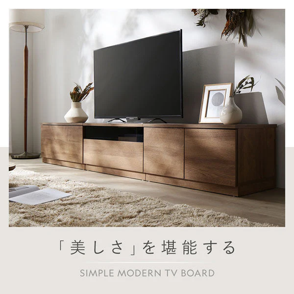 組み替え自在 ワイドテレビボード 『Tivra ティヴラ』 引き出しタイプ 180cm幅 ナチュラル - Image 4