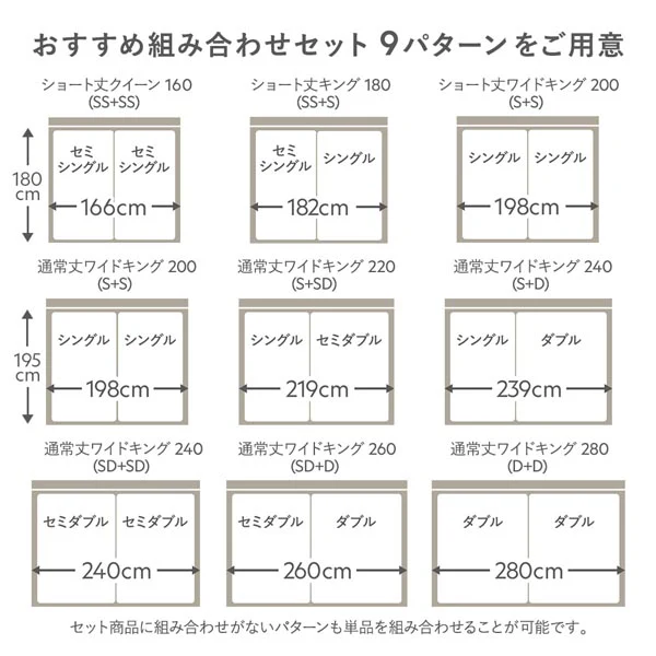引き出し4杯大容量ベッド 宮付きタイプ『Slektia スレクティア』連結サイズ グレージュ - Image 9